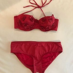 Gorgeous Kate Spade Red Bikini Playa De Palma Lg